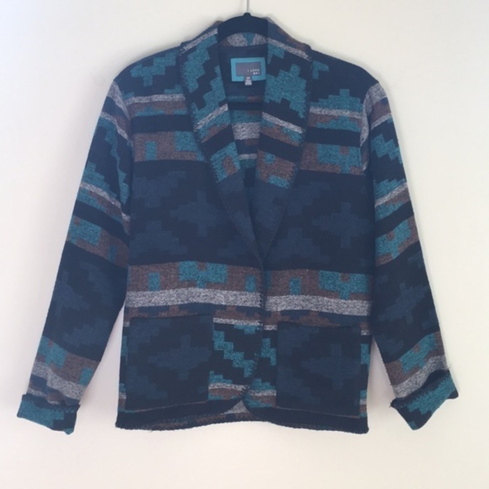 Cozy Tribal Woven Jacket‎